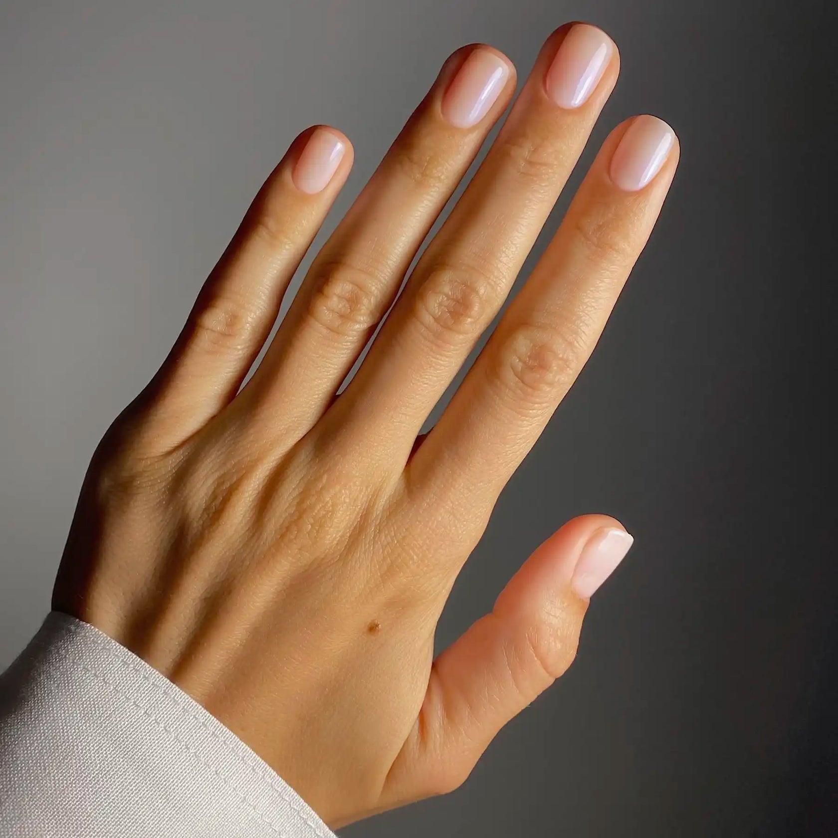 Iluminador de uñas Kure Bazaar Illuminateur Beige en tono nude luminoso, fórmula clean beauty.